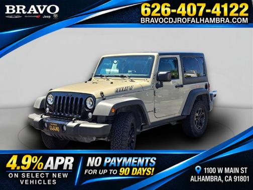 Gobi Clearcoat 2017 Jeep Wrangler Willys Wheeler 4x4