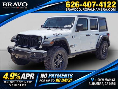 Bright White Clearcoat 2026 Jeep Wrangler Willys