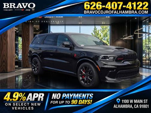 DB Black Clearcoat 2026 Dodge Durango SRT Hellcat Jailbreak AWD