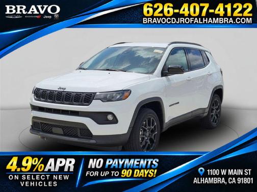 Bright White Clearcoat 2026 Jeep Compass Sport
