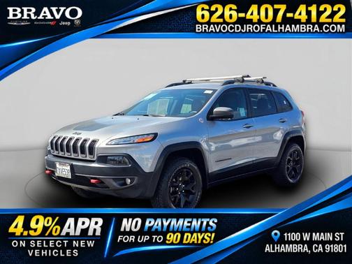 Billet Silver Metallic Clearcoat 2017 Jeep Cherokee Trailhawk