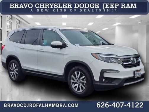 Platinum White Pearl 2021 Honda Pilot 2WD EX