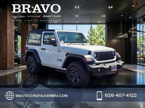 Bright White Clearcoat 2026 Jeep Wrangler Sport