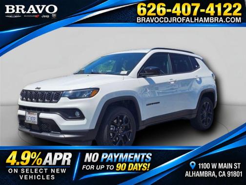Bright White Clearcoat 2026 Jeep Compass Latitude