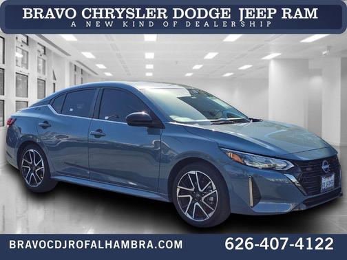 Atlantic Gray Metallic 2024 Nissan Sentra SR