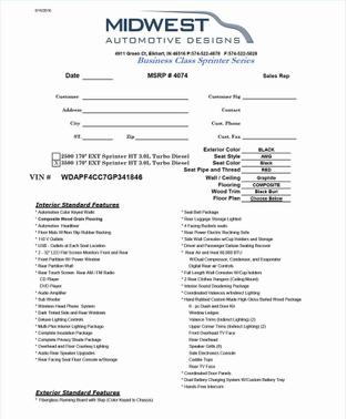 2016 Mercedes-Benz Sprinter 3500 High Roof