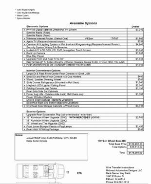 2016 Mercedes-Benz Sprinter 3500 High Roof