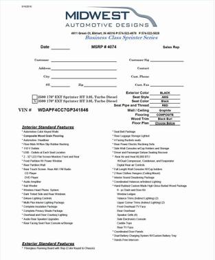 2016 Mercedes-Benz Sprinter 3500 High Roof