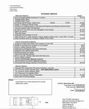 2016 Mercedes-Benz Sprinter 3500 High Roof