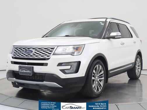 WHITE PLATINUM MET TRI-COAT 2017 Ford Explorer Platinum