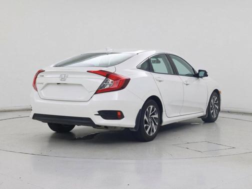 White 2017 Honda Civic LX