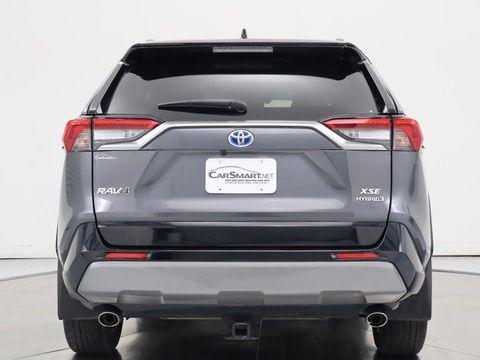 Magnetic Gray Metallic/Midnight Black Metallic 2021 Toyota RAV4 Hybrid SE