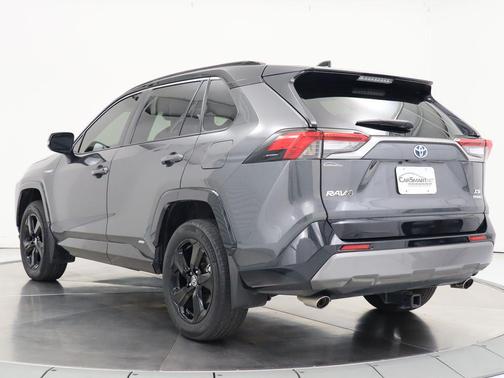 Magnetic Gray Metallic/Midnight Black Metallic 2021 Toyota RAV4 Hybrid SE