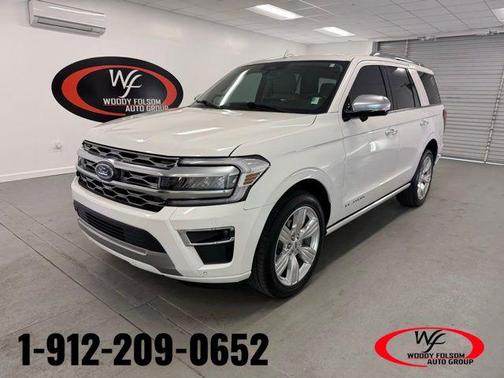 Star White Metallic Tri-Coat 2023 Ford Expedition Platinum