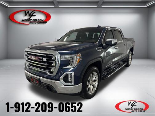 Pacific Blue Metallic 2019 GMC Sierra 1500 SLT