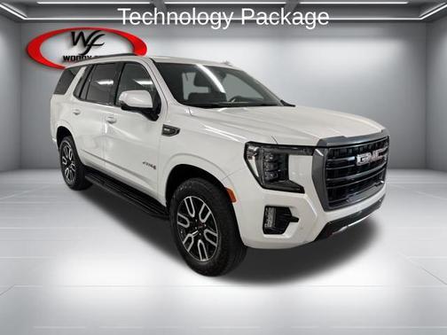White Frost Tricoat 2024 GMC Yukon 4WD AT4
