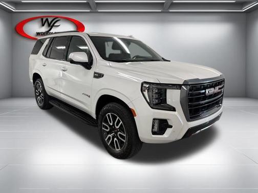 White Frost Tricoat 2024 GMC Yukon 4WD AT4