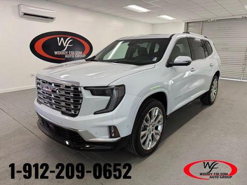 Glacier White Tricoat 2026 GMC Acadia Denali