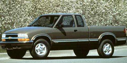 Dark Cherry Red (Met) 1998 Chevrolet S-10 Base