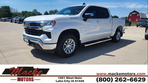 Summit White 2025 Chevrolet Silverado 1500 LT