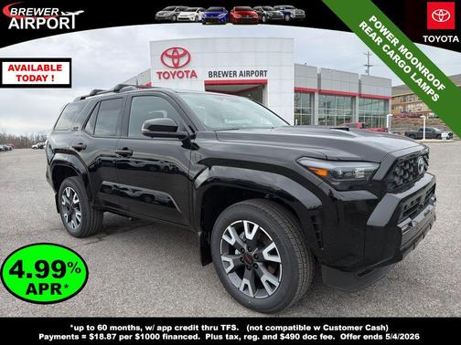 Black 2026 Toyota 4Runner TRD Sport Premium