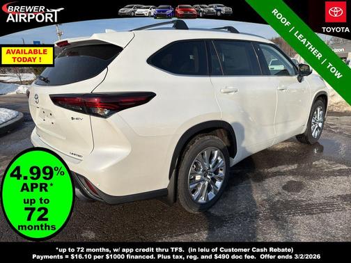 2026 Toyota Highlander Hybrid Limited