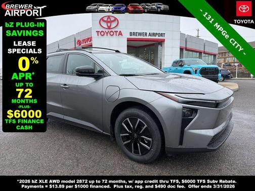 2026 Toyota bZ XLE