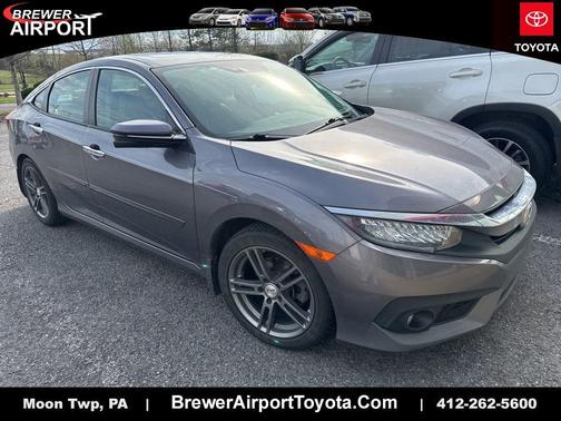 Modern Steel Metallic 2017 Honda Civic Touring