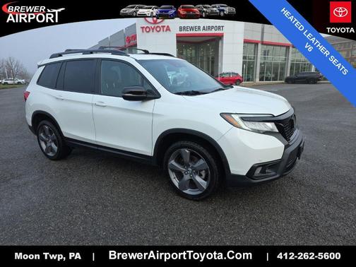 White Diamond Pearl 2019 Honda Passport Touring