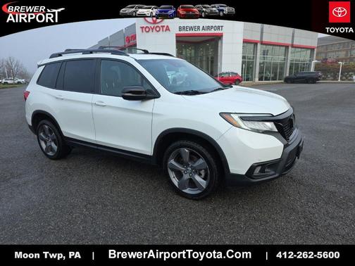 White Diamond Pearl 2019 Honda Passport Touring