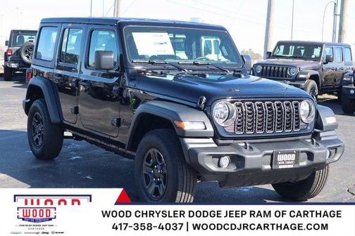 Black Clearcoat 2026 Jeep Wrangler Sport