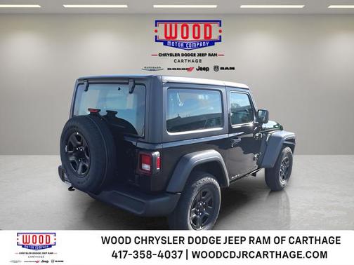 Black Clearcoat 2026 Jeep Wrangler Sport
