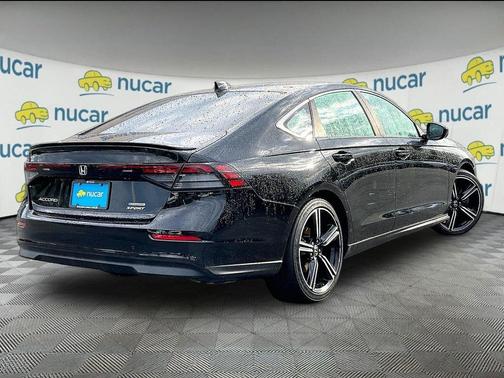 Black 2025 Honda Accord Hybrid Sport