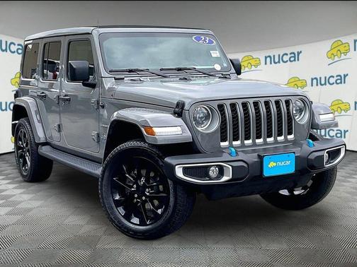 Gray 2023 Jeep Wrangler 4xe Sahara