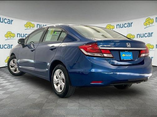 Blue 2013 Honda Civic LX