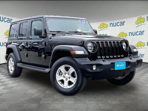 Black 2022 Jeep Wrangler Unlimited Sport