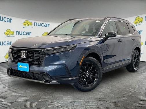 Blue 2025 Honda CR-V Hybrid Sport