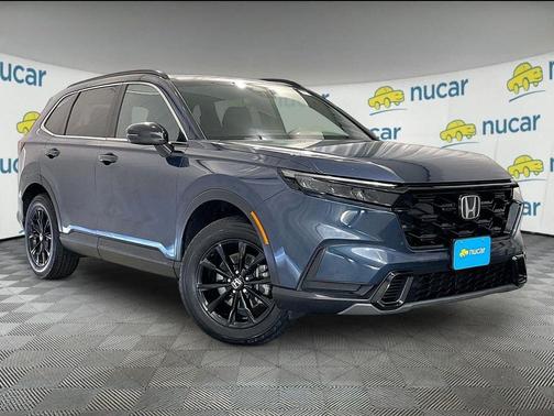 Blue 2025 Honda CR-V Hybrid Sport