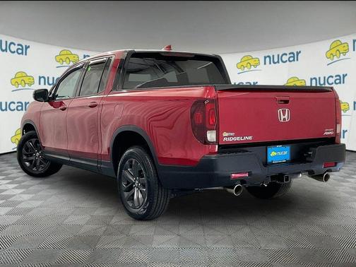 Red 2022 Honda Ridgeline Sport