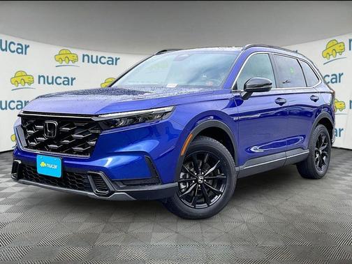 Blue 2025 Honda CR-V Hybrid Sport