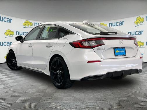 White 2023 Honda Civic Sport