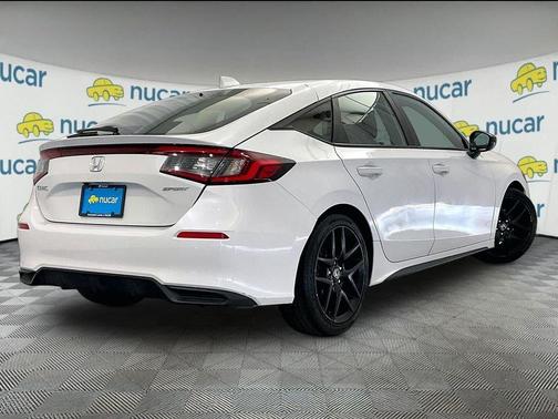 White 2023 Honda Civic Sport