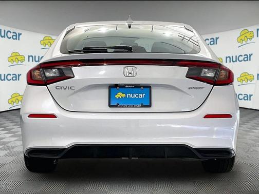 White 2023 Honda Civic Sport