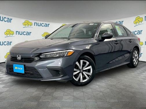 Gray 2023 Honda Civic LX