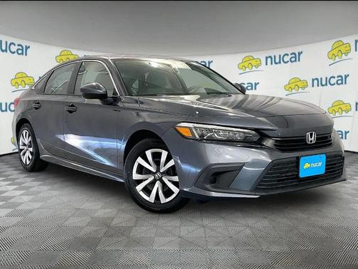 Gray 2023 Honda Civic LX