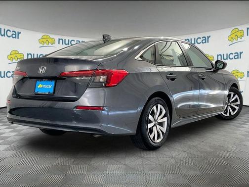 Gray 2023 Honda Civic LX