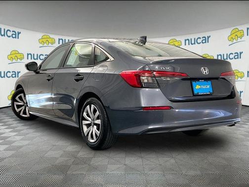 Gray 2023 Honda Civic LX