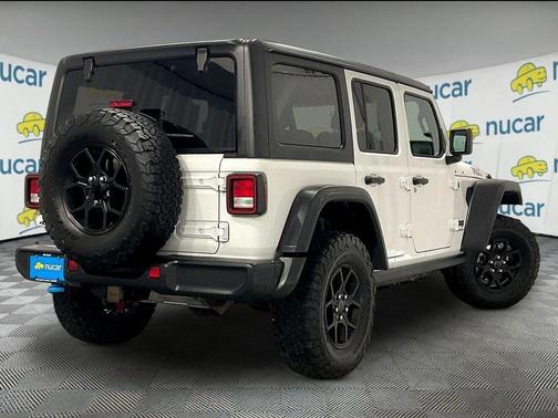 White 2024 Jeep Wrangler 4xe Sport