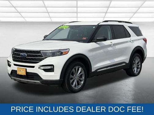 STAR WHITE MET TRI-COAT 2022 Ford Explorer XLT