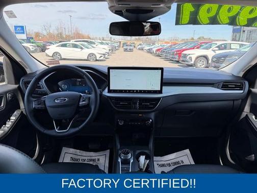 AGATE BLACK METALLIC 2025 Ford Escape PLATINUM